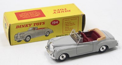 Lot 1011 - Dinky Toys No. 194 Bentley Coupe comprising of...