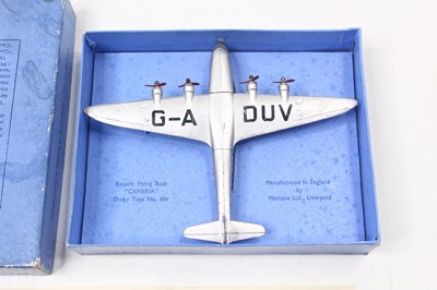 Lot 1126 - Dinky Toys No. 60R Empire Flying Boat titled...