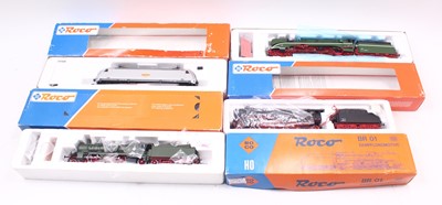 Lot 706 - Four HO gauge Roco locos to include a DB B18 4-...