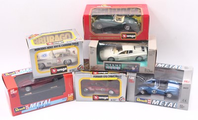 Lot 869 - Six various boxed Burago, Miami Vice and...