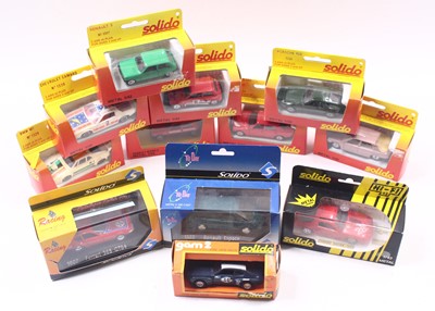 Lot 882 - 12 various boxed Solido 1/43 scale diecasts,...