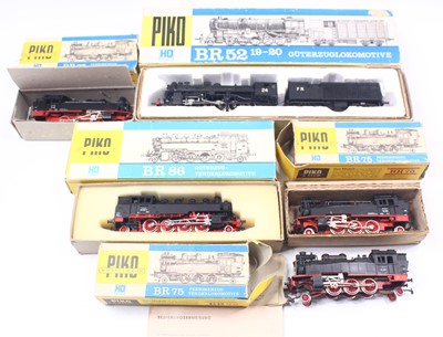 Lot 730 - Five Piko HO gauge locos to include a BR 74,...