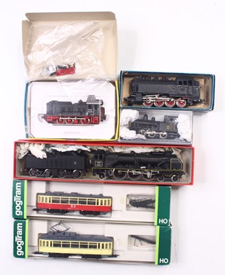 Lot 725 - Six HO gauge locos, by various manufacturers,...