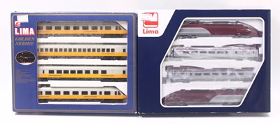 Lot 741 - Two Lima HO gauge Train packs to include a TGV...