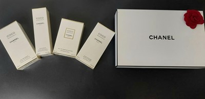 Lot 531 - A cased Coco Chanel Mademoiselle gift set