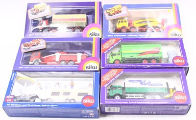 Lot 890 - Six various boxed Siku Emergency Service,...