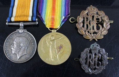 Lot 529 - An attributed father and son group of medals...