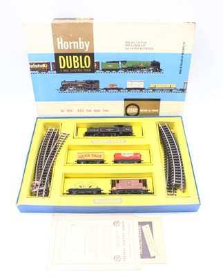 Lot 284 - Hornby Dublo set 2016 0-6-2 goods set, with...