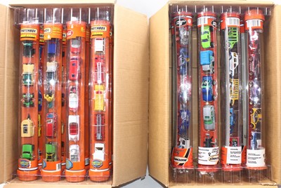 Lot 911 - Two original Matchbox Mattel trade boxes...