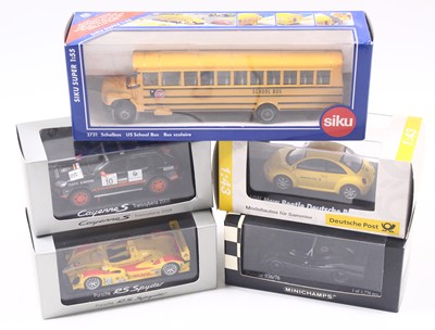 Lot 929 - A quantity of mixed Minichamps Siku and Schuco...