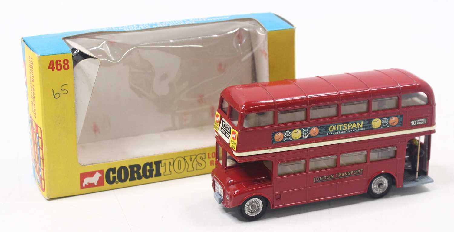 Lot 1185 - Corgi Toys No. 468 London Routemaster Bus...