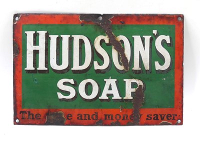 Lot 235 - An enamel on metal advertising sign, titled...