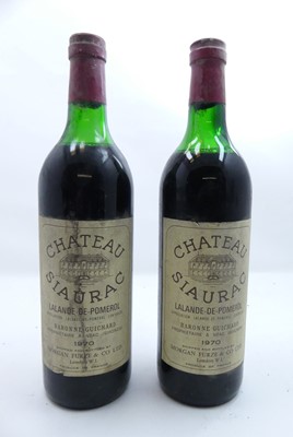 Lot 1103 - Chateau Siaurac 1970, Lalande-de-Pomerol, 2...