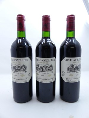 Lot 1015 - Chateau d'Angludet 1999, Margaux, 3 bottles