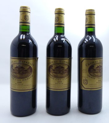 Lot 1060 - Chateau Batailley 1999, Pauillac, 3 bottles