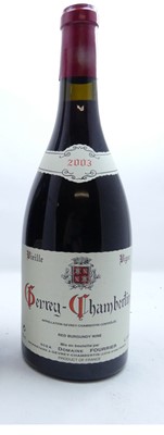 Lot 1106 - Domaine Fourrier Gevrey-Chambertin 2003, Cote...