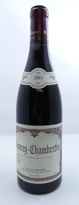 Lot 1075 - Domaine Maume Gevrey-Chambertin 2003, Cote de...