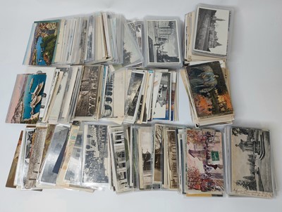 Lot 534 - A box of mixed postcards, mainly topographical...