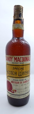 Lot 1434 - Sandy Macdonald Special Scotch Whisky, 75cl,...