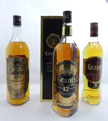 Lot 1416 - Grant's 12 Year Old De Luxe Scotch Whisky,...