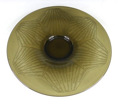 Lot 118 - Charles Schneider - an Art Deco smoky glass...