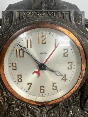 Lot 658 - A 1940's Roosevelt mantel clock. Made by...