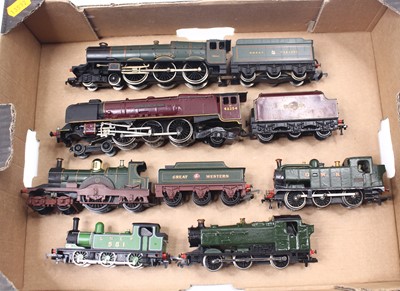 Lot 585 - Six 00 gauge unboxed locos to include a...