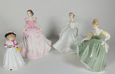 Lot 228 - Four Royal Doulton ladies; 'Hope', 'Fair lady',...