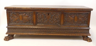 Lot 2536 - A 17th century and later Italian walnut...