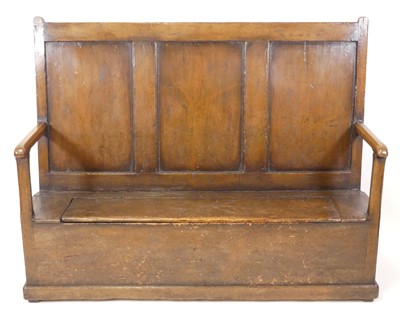 Lot 2555 - An 18th century pine and fruitwood...