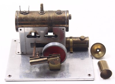 Lot 20 - Single oscillating cylinder stationary steam...