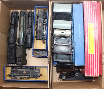 Lot 390 - Seven Hornby-Dublo 3-rail locos, all playworn...