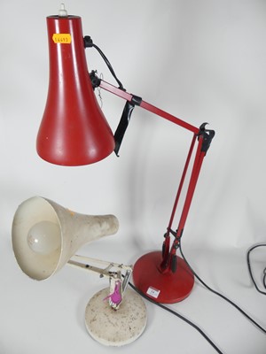 Lot 14 - Two angle poise lamps