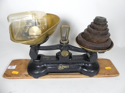 Lot 56 - A set of Libra Scale Company weights & scales...