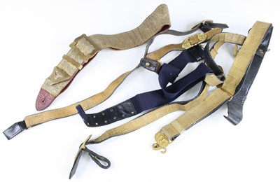 Lot 700 - An Officer's dress pouch belt, the gold braid...