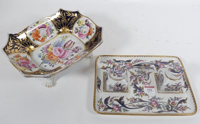 Lot 116 - A late 19th century floral and gilt decorated...