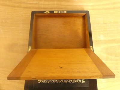 Lot 147 - A 19th century mahogany and brass banded...