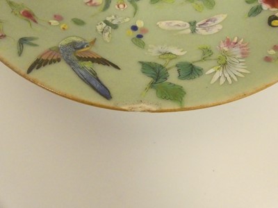 Lot 169 - A box of oriental ceramic wares; celadon and...