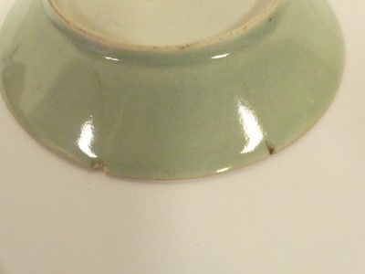 Lot 169 - A box of oriental ceramic wares; celadon and...