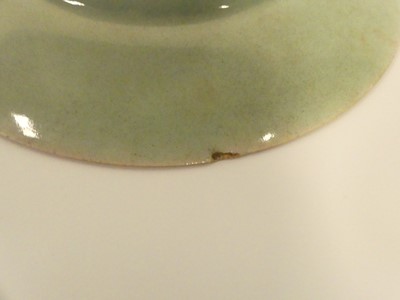 Lot 169 - A box of oriental ceramic wares; celadon and...