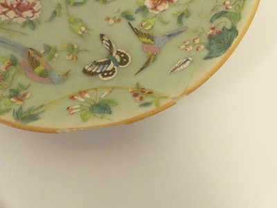 Lot 169 - A box of oriental ceramic wares; celadon and...