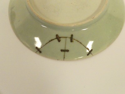 Lot 169 - A box of oriental ceramic wares; celadon and...