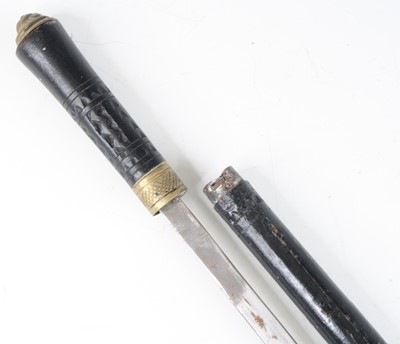 Lot 688 - An early 20th century sword stick, having an...