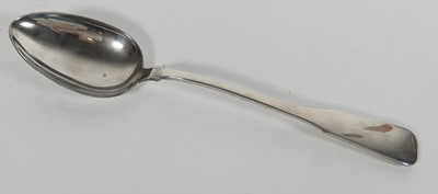 Lot 281 - A novelty oversized silver plated table spoon...