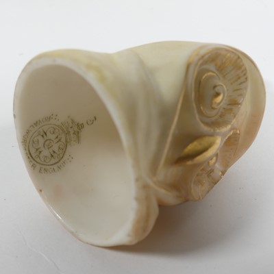 Lot 199 - Three Royal Worcester candle snuffers,...