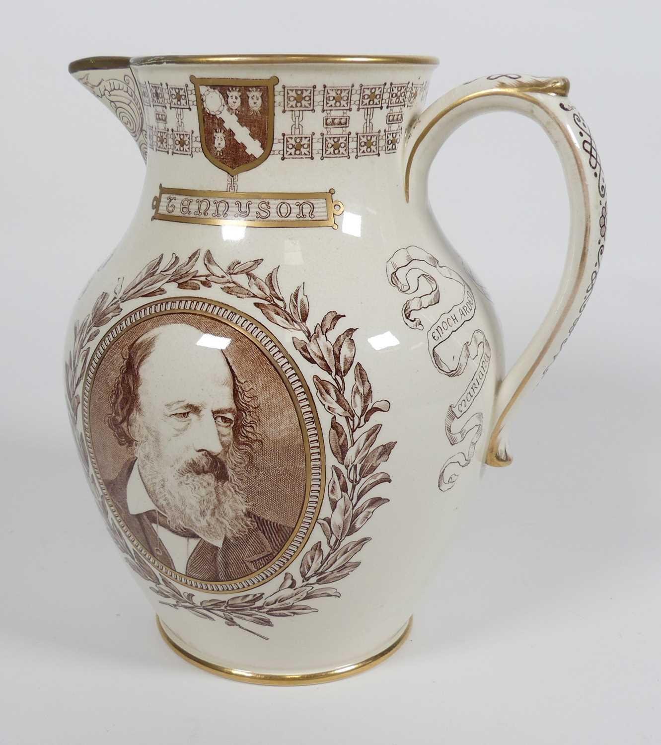 Lot 215 - A Wedgwood Tennyson memorial juig