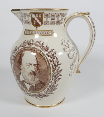 Lot 215 - A Wedgwood Tennyson memorial juig