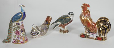 Lot 216 - A collection of four Royal Crown Derby...