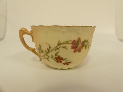 Lot 246 - A collection of Royal Worcester blush ivory...