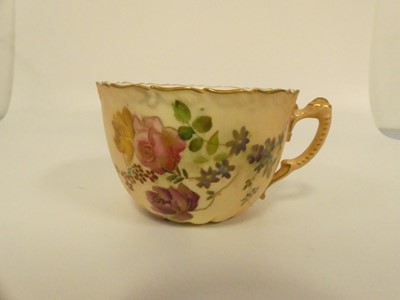 Lot 246 - A collection of Royal Worcester blush ivory...